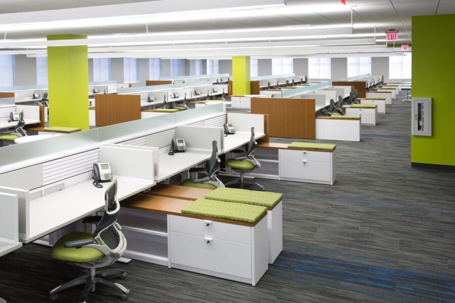 Open Office Space Concept